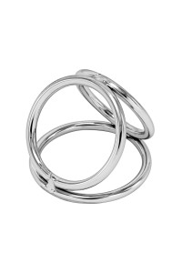 Locked Triple Ring pierścień erekcyjny z trzema rozmiarami - 1