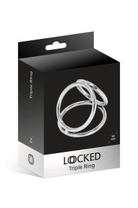 Locked Triple Ring pierścień erekcyjny z trzema rozmiarami - 2