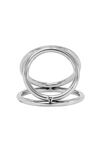Locked Triple Ring pierścień erekcyjny z trzema rozmiarami - 4