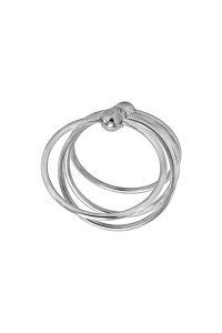 Locked Chain Torc pierścień erekcyjny z łańcuszkiem i kulkami - 3