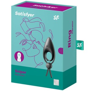 Satisfyer Sniper - pierścień erekcyjny czarny - 1