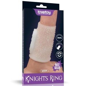 Vibrating Drip Knights pierścień wibrujący z wibracjami dla par - 1