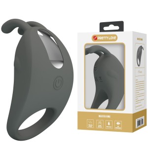 Pretty Love Master pierścień wibrujący z funkcją ładowania i królikiem