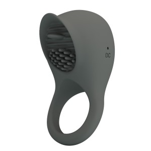 Pretty Love Master pierścień wibrujący z języczkami i stymulatorem - 2