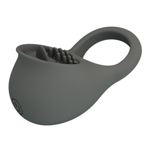 Pretty Love Master pierścień wibrujący z języczkami i stymulatorem - 5