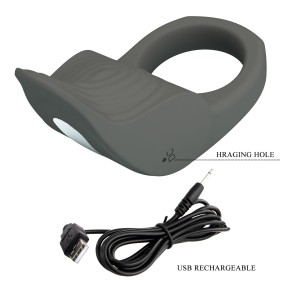 Pretty Love Master pierścień wibrujący z czujnikiem skóry - 7