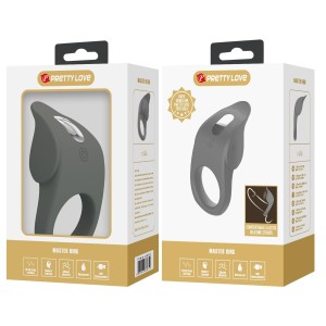 Pretty Love Master pierścień wibrujący z czujnikiem skóry - 8