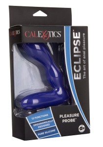 Eclipse Pleasure Probe analny korek wibrujący silikonowy niebieski - 2