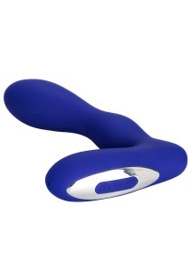 Eclipse Pleasure Probe analny korek wibrujący silikonowy niebieski - 3