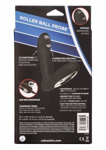 Eclipse Roller Ball Probe analny korek wibrujący silikonowy - 11