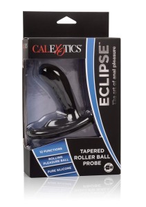 Eclipse Roller Ball Probe analny korek wibrujący czarny ładowany USB - 2