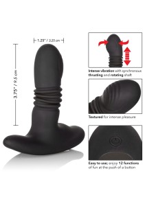 Eclipse Thrusting Probe korek analny wibrujący czarny - 8