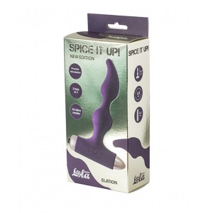 Spice It Up Elation analny korek wibrujący silikonowy fioletowy - 2