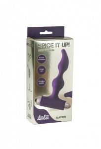 Spice It Up Elation analny korek wibrujący silikonowy fioletowy - 3
