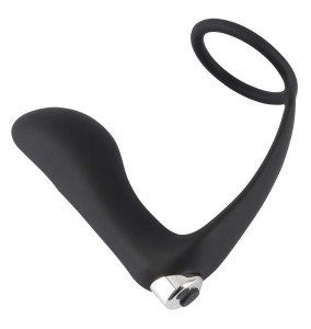 BV Vibrating Ring & Plug analny korek wibrujący silikonowy - 2