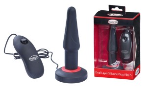 Malesation Dual Layer Plug Vibe S korek analny wibrujący silikonowy - 1