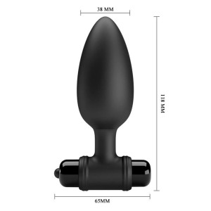 Pretty Love Vibra Butt Plug II analny korek wibrujący silikonowy - 6