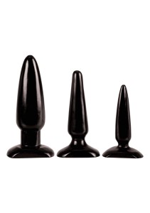 COLT Anal Trainer Kit korek analny zestaw treningowy czarny - 1