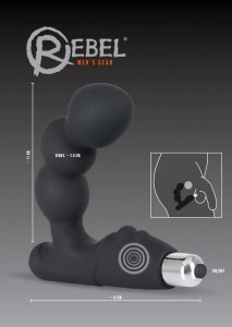 Rebel Prostate Stimulator masażer prostaty z wibracją i kulkami - 5