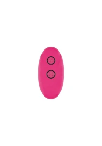 TOYJOY Buttocks Charming analny korek wibrujący różowy z pilotem - 4