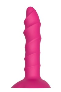Cheeky Love Twisted Plug korek analny silikonowy z przyssawką - 2