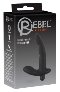 Rebel Naughty Finger masażer prostaty z wibracjami i silikonem - 9