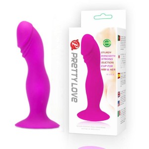 Pretty Love Booty Passion korek analny silikonowy z przyssawką - 1
