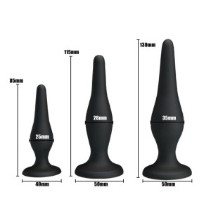 Pretty Love Mini Anal Kit analny korek zestaw treningowy silikonowy - 8