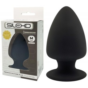 Silexd Plug-Model 1 M analny korek silikonowy czarny 11 cm Ø 5,7 cm - 1