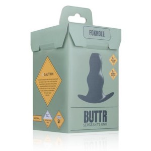 BUTTR Hollow Butt Plug korek analny silikonowy wydrążony czarny - 4