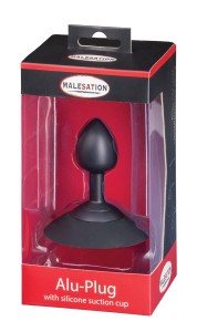 Malesation Alu-Plug korek analny aluminiowy z przyssawką - 6
