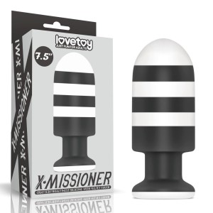 X-Missioner korek analny silikonowy z przyssawką 19 cm - 1