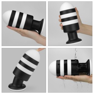 X-Missioner korek analny silikonowy z przyssawką 19 cm - 14