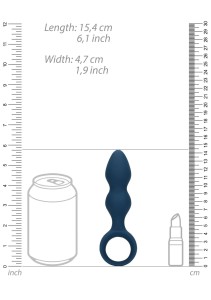 Loveline Teardrop Baltic Blue analny korek silikonowy niebieski - 10