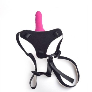 Toyz4Lovers strap-on z wibracjami – regulowana uprząż, 14 cm - 5