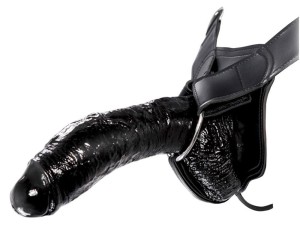 FFE Extreme Hollow Strap-On strap-on – pusty, z uprzężą, 18 cm - 3