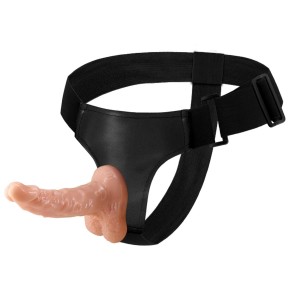 BAILE Ultra Passionate strap-on – regulowana uprząż, otwarty krok
