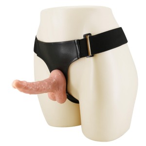 BAILE Ultra Passionate strap-on – regulowana uprząż, otwarty krok - 2
