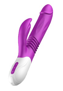 Wibrator wibrator łechtaczki 10 trybów, wodoodporny - silikonowy - 1