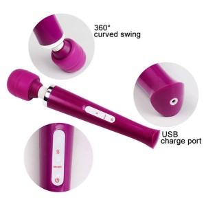 Magic Massager masażer łechtaczki 10 funkcji – biały, USB ładowanie - 9