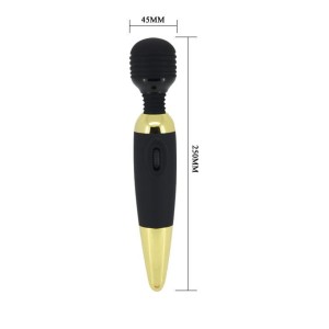 Pretty Love wibrator łechtaczki regulowane wibracje – Power Wand Gold - 6