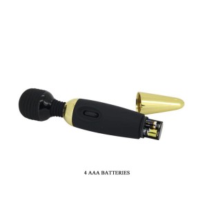 Pretty Love wibrator łechtaczki regulowane wibracje – Power Wand Gold - 8
