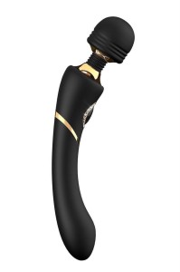 Dream Toys wibrator łechtaczki mocny silnik – czarny z akcentami złota - 4