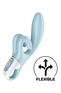 Satisfyer Touch Me - wibrator króliczek niebieski - 2