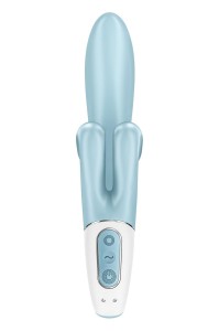Satisfyer Touch Me - wibrator króliczek niebieski - 4