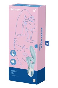 Satisfyer Touch Me - wibrator króliczek niebieski - 7