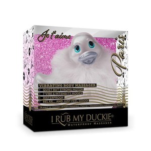 I Rub My Duckie wibrator łechtaczki wodoodporny – srebrny, 7 trybów - 2