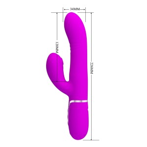 PRETTY LOVE - Mariana Purple, 7 vibration functions 7 thrusting settings, 4 rolling functions, 4 nodding functions - 9