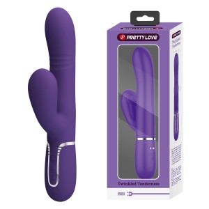 PRETTY LOVE - Mariana dark purple, 7 vibration functions, 7 thrusting settings, 4 rolling functions,4 nodding functions - 1