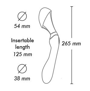 Shunga masażer łechtaczki mocne wibracje – czarny, wodoodporny - 4